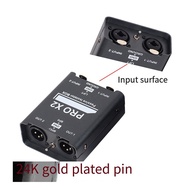 TECHCHIP-New 2-Way Audio Isolator Audio Current Eliminator XLR 6.5 Permalloy Isolator Mixer Live Bro