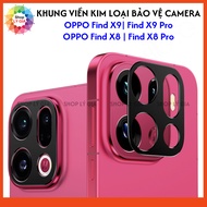 Metal camera protection frame for OPPO Find X9 / Find X9 Pro / Find X8 / Find X8 Pro (camera glass n