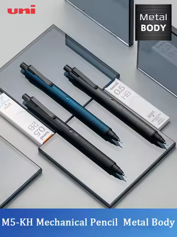 Uni KuruToga Metal Mechanical Pencil M5-KH 0.5mm Lead More Stable Black Technology Rotation High End