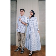 [FREE PPN] Baju Couple Pasangan Gamis Pesta Kanza Fashion Muslim [ORI]