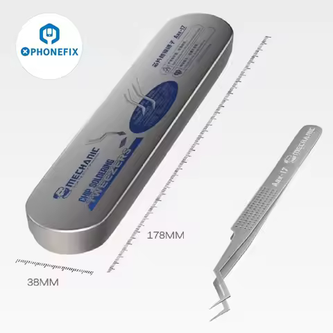 MECHANIC Aax-17 KA-11 Chip Tin Positioning Tweezers Non-magnetic Stainless Steel Anti-Corrosion Sold