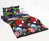 TOTO ผ้าปูที่นอนครบเซ็ต 3.5 6 ฟุต (ไม่รวมผ้านวม) ลายมาร์เวล ลิขสิทธิ์แท้ TOTO 100%