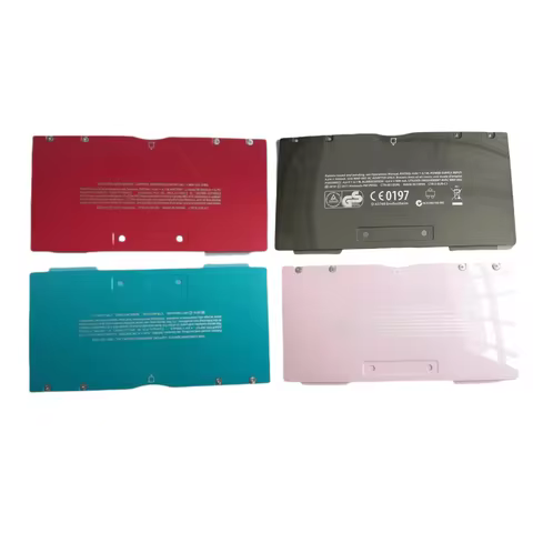 New Bottom Back E Side Cover For 3DS Console Replacement Shell For 3DS Battery Protective Black Case