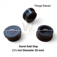 1 1 1/ 4 inch Striped Rubber Feet 30mm Diameter Round Iron Pipe Shelf Table and Chair Base/