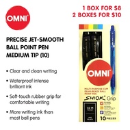 OMNI SHIOK GRIP MED 1.0 BALLPOINT PEN, 10pcs/box