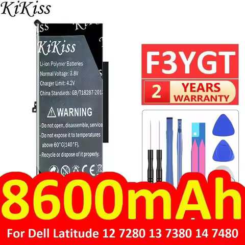 Battery F3YGT For Dell Latitude 7280 E7280 7290 E7290 7380 E7380 7390 E7390 7480 E7480 7490 E7490 E7