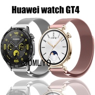 For Huawei Watch GT 4 41MM 46MM Smart Watch Strap gt4 Stainless Steel Metal Bracelet