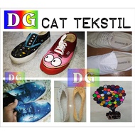 Cat Tekstil / Lukis Utk Kaos / Kanvas / Tas / Sepatu - Paket 10