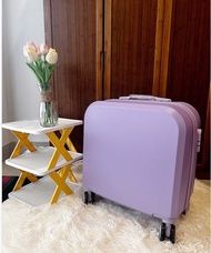 กระเป๋าเดินทางล้อลาก กระเป๋าเดินทางล้อลาก โครงซิป สีม่วง 18 นิ้ว Purple 18 Inch Luggage
