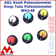 AG1 KNOB POTENSIO WHITE KENOB KNOB CAP POTENSIOMETER WH148 AG1