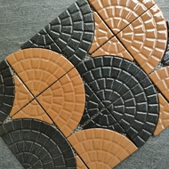 Kudalaut Mass Type Kipas Coklat - Keramik Dinding Kamar Mandi