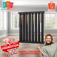 Baizura Wood Design Divider / Hall Cabinet / Display Cabinet / Book Cabinet / File Cabinet ( L1800 X