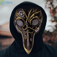 TEENI Steampunk Plague Mask, Long Nose Masquerade Bird Mouth Mask, Creative Scary RP Plague Beak Mas