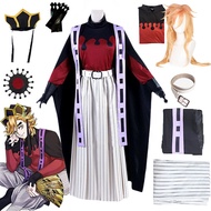 Demon Slayer Cosplay Doma Douma Cosplay Costume Wig Fan Sets Kimetsu No Yaiba Outfit Halloween Anime