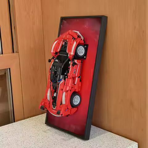Display Wallboard for Lego Technic 42212 Ferrari FXX K Building Blocks,Adult Collectibles Wall Mount