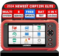 เปิดตัวเครื่องสแกน OBD2ชั้นยอด CRP129I เครื่องมือสแกนใหม่2024ระบบ Eng/abs/srs/at ด้วยการรีเซ็ต8 TPMS