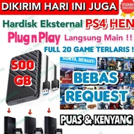 Hardisk HDD Eksternal PS4 HEN 500GB FULL GAME GAMES TERBAIK