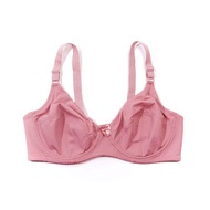 Khaki white black bra push up full coverage women thin cotton bralette large bust 36F 38E 40F 40D 42