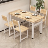 Dining Table And Chair Set For Cafeteria Restaurant Rental Room Multi-color
