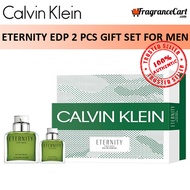 Calvin Klein Eternity EDP 2 Pcs Gift Set for Men (100ml EDP + 30ml EDP) cK Eau de Parfum Duo GiftSet [Brand New 100% Authentic Perfume/Fragrance]