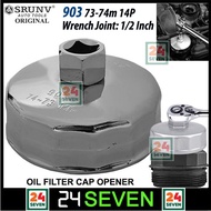 903 SRUNV Oil Filter Opener Housing Cap Stainless Steel 903 74-73mm 14p Oil Filter Cap Wrench
