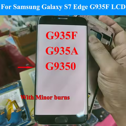 With Burn Single Sale For Samsung S7 Edge G935 G935F G935FD LCD Display Touch Screen Digitizer Assem