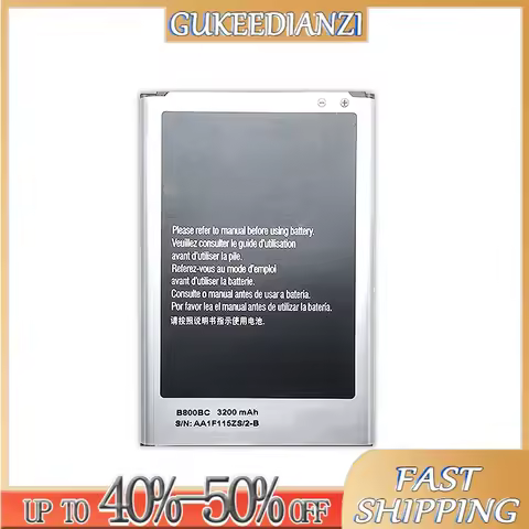 B800BC B800BU B800BE Battery 3200Mah For Samsung Galaxy Note 3 Note3 SM N900 N9002 N9005 N900A N900F