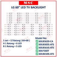 LG 60LB5620-CA 60LB5820.ATS 60LB5610.ATS 60LF560T 60LB6500.ATS 60" LED TV BACKLIGHT ( LAMPU TV ) LG 