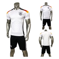 Quần áo đá banh Đức màu trắng Euro 2024 CÓ IN ẤN