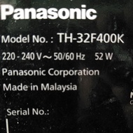 PANASONIC TH-32F400K (SPART PART)