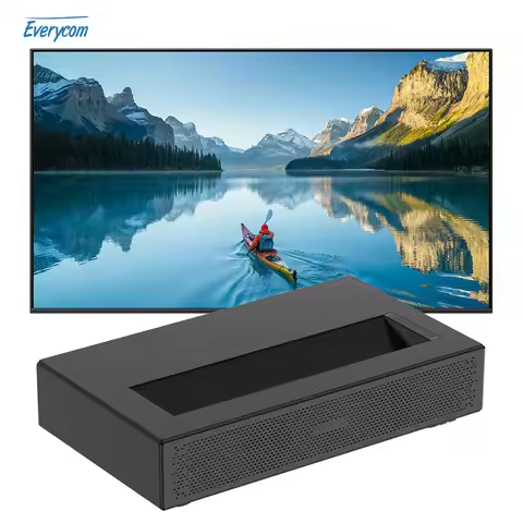 MINI UST Triple Laser Portable Projector Everycom U1 Android Video Projector Proyector 4K Mirror Scr