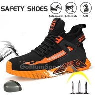 Safety boots, steel toe, prevents punctures, suitable for work, fashion for men S9UF 8K6K