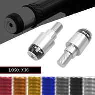 Motorcycle Accessories CNC Aluminum Handlebar Grips Handle Bar Cap End Plugs For YAMAHA XJ6 DIVERSIO