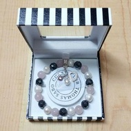 25%off - Thomas Sabo Pink White Grey Bracelet with Heart and Pearl Charm 珍珠 水晶 粉晶 赤鐵礦 心心吊飾 手鏈 手鍊