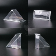 กล่องแซนวิช สามเหลี่ยม PET ฝาล็อคในตัว กล่องใส่แซนวิช (100ใบ/แพ็ค)