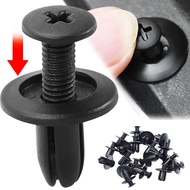 8mm plastic rivet fastener rivet Screws Car bumper fender Black rivet auto fastener M8 through the c