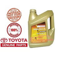 (100% Original) Toyota Genuine Motor Oil Fully Synthetic SN/CF SAE 5W40 4 Litre
