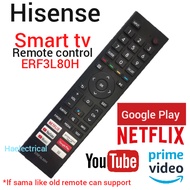Hisense ERF3L80H Smart TV Remote Control 43A6500H 50A6500H 55A6500H 32A4200G 43A4200G 55A6100H
