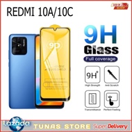 TEMPERED GLASS WARNA FULL COVERAGE XIAOMI REDMI 10A REDMI 10C TG ANTI GORES KACA FULL LAYAR