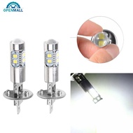 OPENMALL 2pcs H1 Car High Power COB LED Headlight High Low Beam For Light Bulbs 50W B4O5