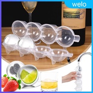 4 Holes Ice Cube Makers Round Ice Hockey Mold Whisky Cocktail Jelly Ball Ice Mould Party Kitchen Ice Cream Maker Tool welo.sg