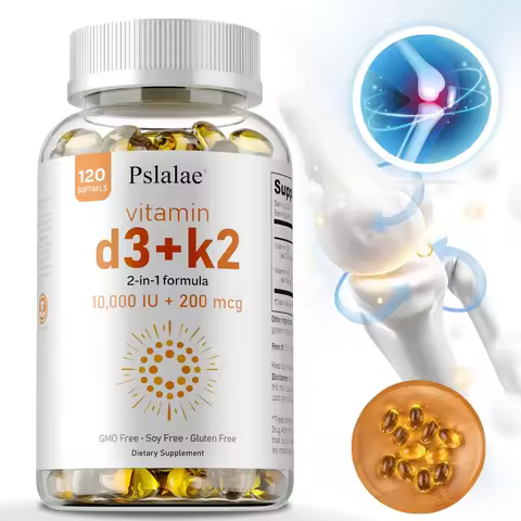 Vitamin D3 with K2 - Supports Heart Health, Improves Bone Health, Promotes Sleep, Boosts Immunity, a