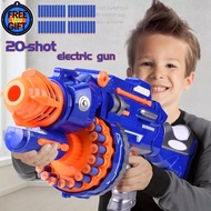 HOT SELL COD Nerf Gun Big Electric Soft Bullet Blaster With 20pcs Bullets Toy 40pcs Toys