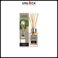 AREON Home Perfume【 PLATINUM 】Lux 85ml Reed Diffuser Aromatherapy Fragrance for House & Office Pewan
