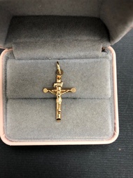 14K 金十字架吊墜