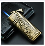 HỘP QUẸT-BẬT LỬA GA KHÒ KIM LOẠI KHẮC NỔI _ NHATANH STORE