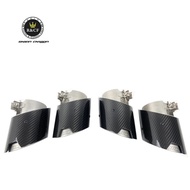 M3IF Genuine M3 G80 M4 G82 Exhaust Tips Stainless Steel for 2024 BMW G80 G82 Carbon Fiber Muffler Ex