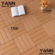 YANN Garden Flooring Sheets, 30x30cm PVC Flooring Tiles, Outdoor Waterproof Corrosion Resistant Arti