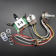 Electric guitar circuit assembly 3-way 5-way toggle switch guitar circuit A500k B500K potentiometer