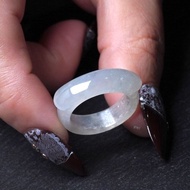 冰種翡翠馬鞍戒指戒圈 | 國際14圍 | 天然緬甸玉翡翠A貨 | 送禮